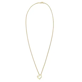 Elli DIAMONDS Kette mit Anhänger Herz Liebe Diamant 925 Silber