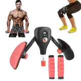Oberschenkeltrainer Beckenbodentrainer 15-35KG ,Einstellbar-Winkel Und Stärke,Beckenbodentrainer Beintrainer,LCD-Zählung Beckenboden Trainer Damen Und Herren,Frau Und Männer,Hüfttraining,Armtraining