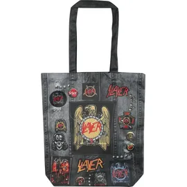 rock industries europe limited Slayer rocksax - Slayer Logo Unisex Borsa Di Tela multicolore 100% poliestere Ta