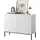 Selsey Sideboard 100 x 77 cm Weiß / Schwarz