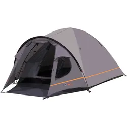 Portal BRAVO 4 Zelt Kuppelzelt Familienzelt Camping wasserdicht grau
