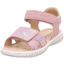 superfit Mädchen Sparkle Sandale, Rosa Silber 5520, 25 EU Weit