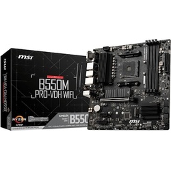 MSI B550M Pro VDH WIFI mATX Mainboard Sockel AM4 M.2/DP/HDMI/VGA/WIFI6