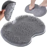 Fuß- Und Rückenmassagematte Für Die Dusche – Silikon-massagematte Mit Saugnäpfen – Massagematte Und Fußbürste – Fuß- Und Rückenbürste