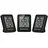 National Geographic Temeo Hygro Indikator 3er Set schwarz