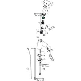 Hansgrohe Logis 70 Einhandmischer chrom 71070000