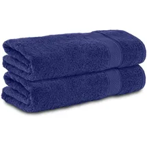 Komfortec Handtuchset 70 x 140 cm blau 2 St.