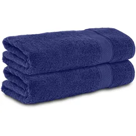 Komfortec Handtuchset 70 x 140 cm blau 2 St.