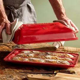 Emile Henry Brotbackform Baguette 39 x 24 cm