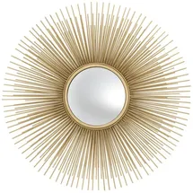 Casa Padrino Luxus Wohnzimmer Spiegel Gold - Designer Wandspiegel