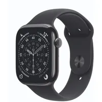 Apple Watch Series 11 GPS + Cellular 46mm Slate Titanium Sport Band black S/M