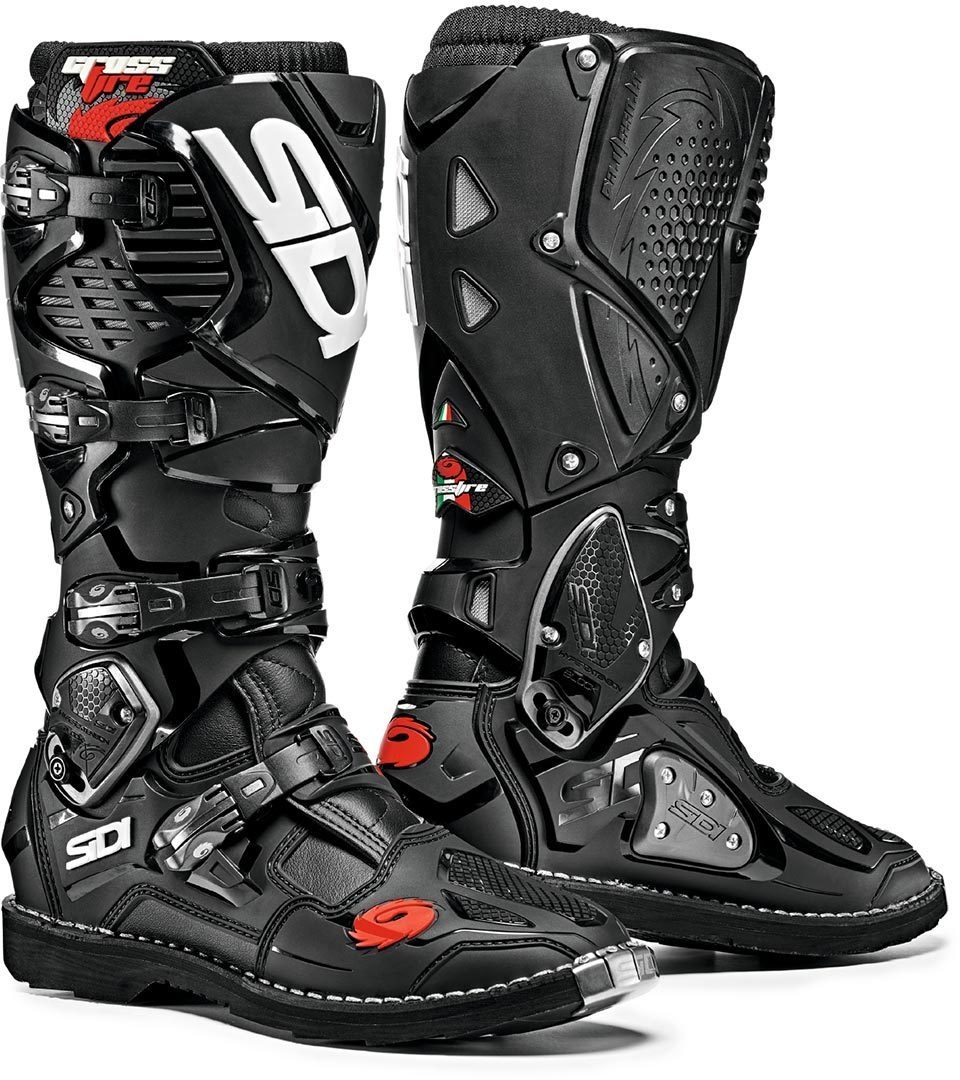 Sidi Crossfire 3 Motorcross Laarzen, zwart, 45 Voorman