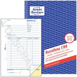 AVERY Zweckform Bestellung A5 2x40 Blatt selbstdurchschreibend