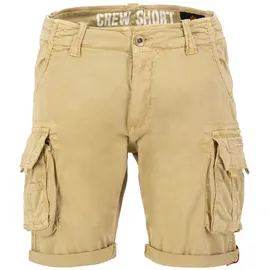 Alpha Industries Crew Kurze Hose Sand 38