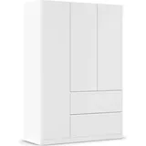Rauch Drehtürenschrank »Kleiderschrank Schrank Garderobe Schlafzimmerschrank Joel mit zwei Schubladen, mit Push-to-Open Funktion MADE IN GERMANY, weiß