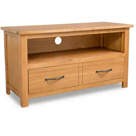 vidaXL TV-Schrank 90 x 35 x 48 cm Braun Massivholz