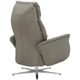 HIMOLLA Fernsehsessel 7051 Leder 74 x 113 x 86 cm Braun mit Kopfteil