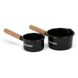 Petromax Emaille Stieltopf 0,5 l schwarz
