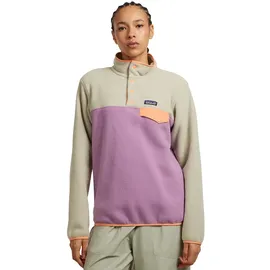 Patagonia Fleecepullover Sweatshirt Beige/Rosa M