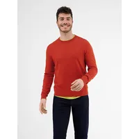 Lerros Lässiger Flachstrickpullover", - Lava Red - XXL,