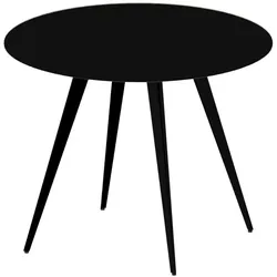 Zeus Lara Fenix NTM Beistelltisch, Ø 60 x H 46 cm, schwarz
