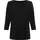 LAURA SCOTT 3/4-Arm-Shirt Schwarz 40/42
