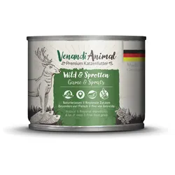 Venandi Animal 200 Gramm Katzennassfutter 6 x 200 Gramm Wild & Sprotten