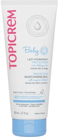 Topicrem Baby Feuchtigkeitsspendende Schutz-Körpermilch Tube 200ml