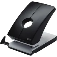 Novus Registraturlocher C240 hellgrau/schwarz Packung mit 10 Stück