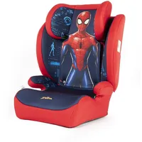 Tataway Marvel Spiderman i-Size, Kindersitz 15-36 kg (3,5-12 Jahre), 100—150 cm, Gruppe 2/3, wird mit 3-Punkt-Gurt montiert, rot und blau
