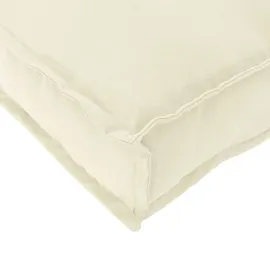 vidaXL Palettenkissen 70 x 70 x 12 cm Creme 1 St.