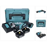 Makita DJR 185 RGJ Akku Recipro Säbelsäge 18 V + 2x Akku 6,0 Ah + Ladegerät + Makpac