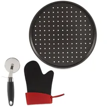 Kinvara Pizzaschneider 33 x 2 cm Metall Anthrazit/Schwarz