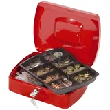 Q-Connect Geldkassette 245x88x180mm rot