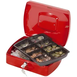 Q-Connect Geldkassette 245x88x180mm rot