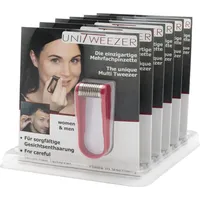 unitweezer Mini Gesichtsepilierer Display mit 6St