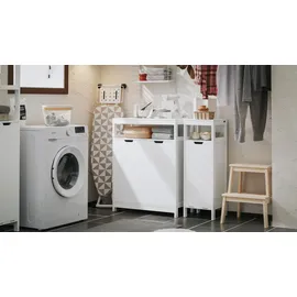 SoBuy BZR121 Badkommode 70 x 90 x 35 cm Weiß