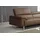 Egoitaliano Ecksofa "Malika, elegant und bequem, Designsofa, L-Form", braun (chocolate), B:300cm H:94cm T:107cm, Leder »BULL« (echtes Rindsleder). Geschliffenes, pigmentiertes und behandeltes Rindsleder mit einer Dicke von 1, 3-1, 5 mm.