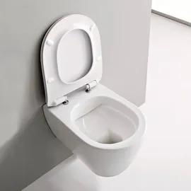 Scarabeo Moon Wand-WC mit WC-Sitz Weiß
