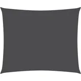 vidaXL Sonnensegel Oxford-Gewebe Rechteckig 4x5 m Anthrazit