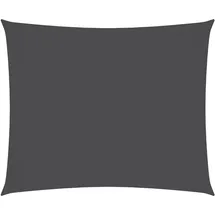 vidaXL Sonnensegel Oxford-Gewebe Rechteckig 4x5 m Anthrazit