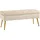 Homcom Sitzbank Bettbank Beige 102 x 35 x 43 cm