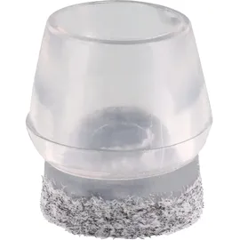 Wagner Kappen-Set EH0555 Ø 15 mm x Ø 17 mm x 19 mm Transparent/Grau 4-tlg.