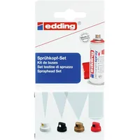 edding Permanent Spray Sprayhead Set 4 St. mehrfarbig