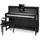 Classic Cantabile UP-1 Upright E-Piano (Schwarz matt, Deluxe Set