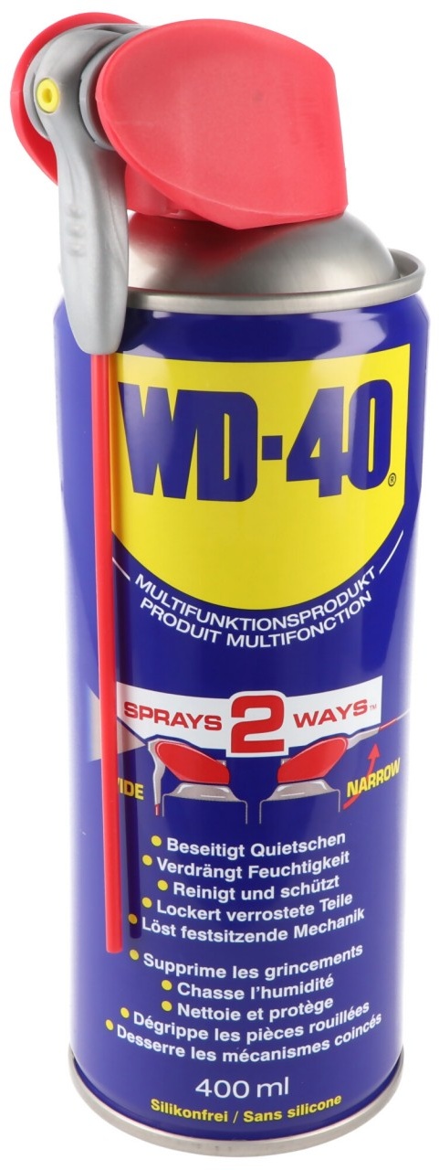 WD-40 Multifunktionsprodukt Schmiermittel, beseitigt quietschen und knarren, 400ml