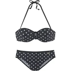 Damen LASCANA Bügel-Bandeau-Bikini mit Zier-Accessoires 90E