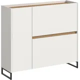 Home Affaire EVRID Schuhschrank 110x32x97 cm weiß