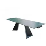 KAWOLA Ausziehtisch LODI Esstisch Keramik grün 180x90cm - Grün