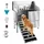 Vevor Hundewaschstation Edelstahl 127 cm Silber